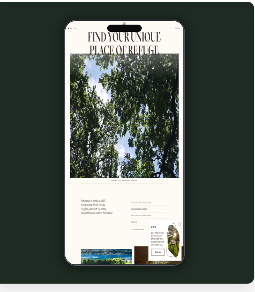 Mobile Estate Concierge & Direct Booking